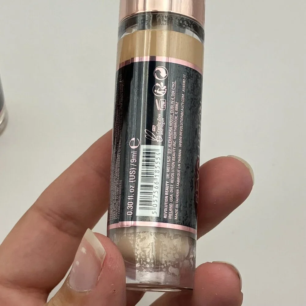 Lot of 3 Revolution Conceal & Define Infinite Concealer C7 16HR Wear Creaseproof